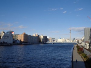 隅田川大橋からの景色①