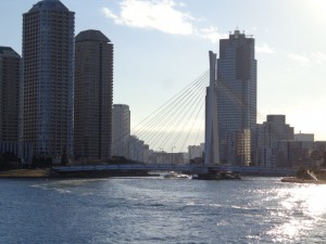 隅田川テラスからの景色　中央大橋
