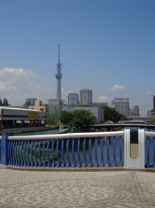 小名木川クローバー橋からの景色